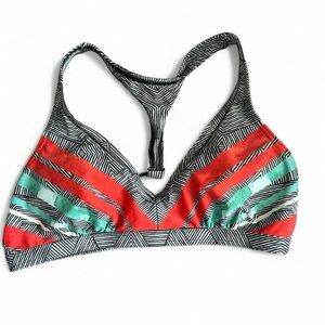 PrAna  Bikini Top Multi-Colored Pattern